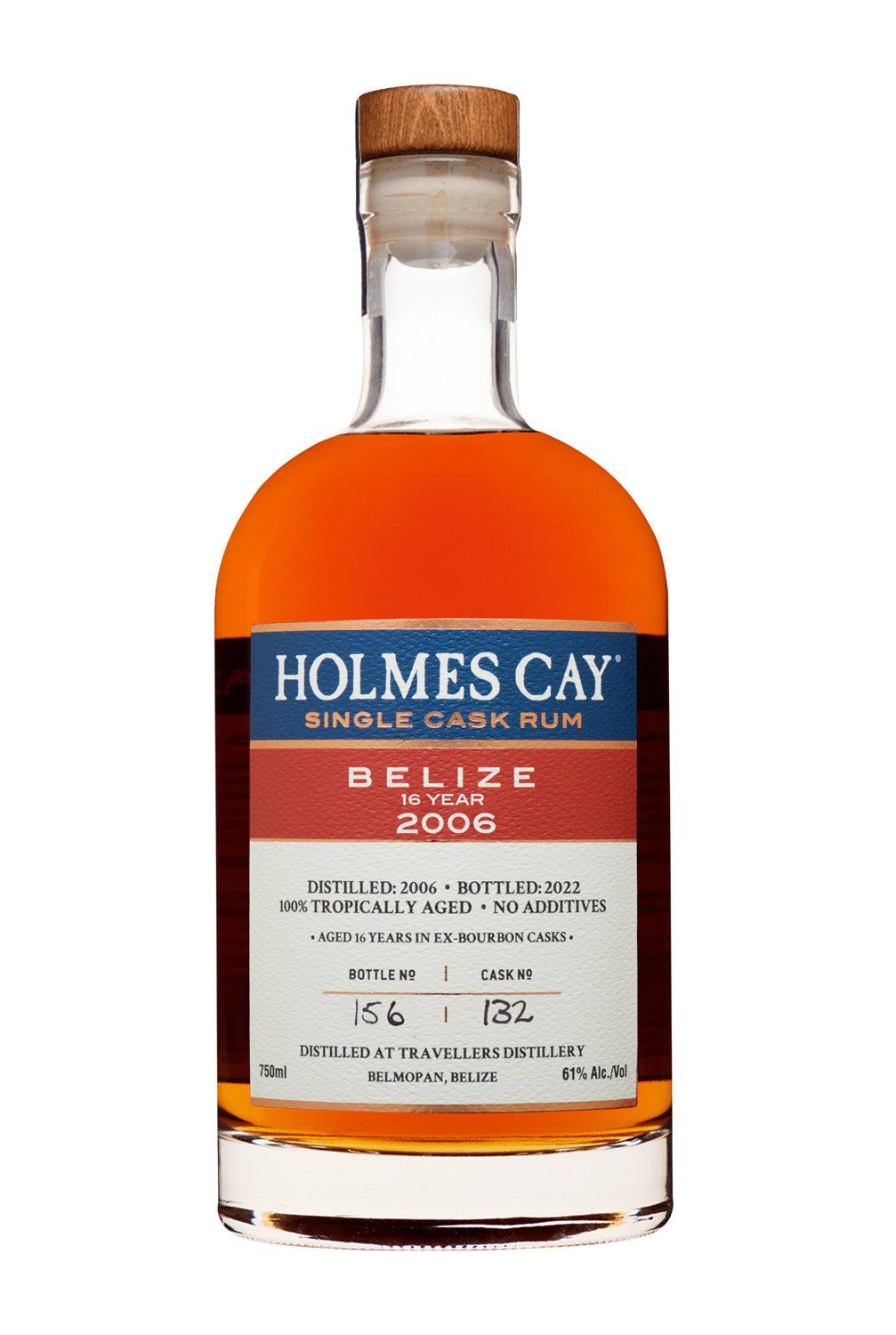 Explore Holmes Cay Rum Belize 2006, aged 16 years for a rich, complex sip. Discover its caramel, spice, and tropical fruit notes. 