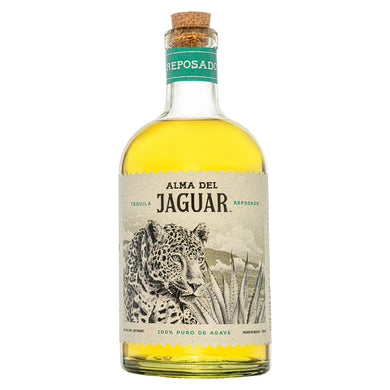 Discover the bold and smooth Alma del Jaguar Tequila Reposado. Handcrafted from 100% blue agave, aged 9 months, and perfect for sipping or mixing. Taste tradition today!  