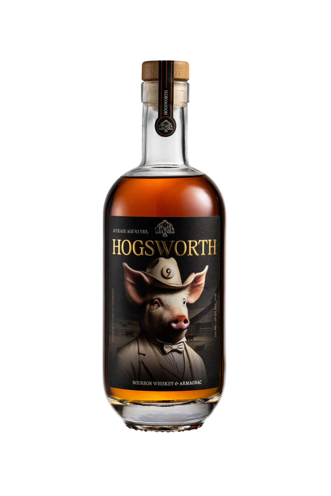 Hogsworth Bourbon Whiskey and Armagnac Blend 9 Year