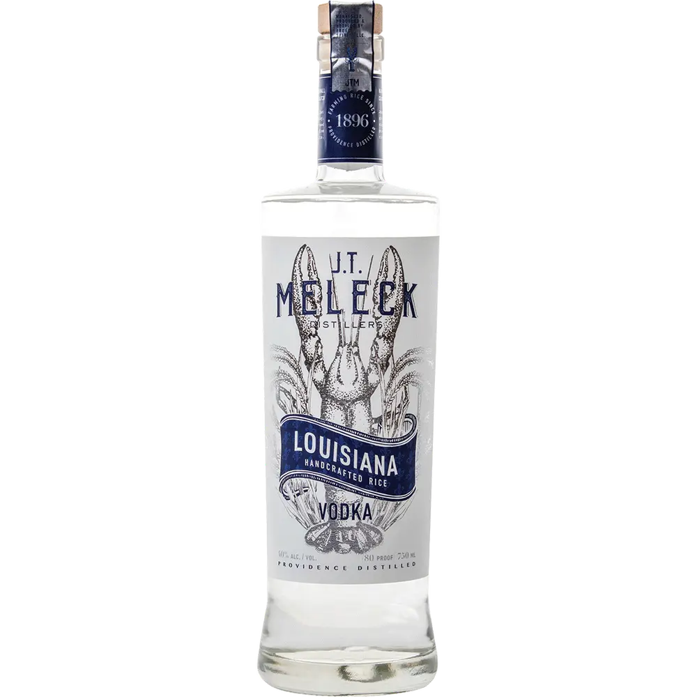 J.T Meleck Distillers Louisiana Rice Vodka