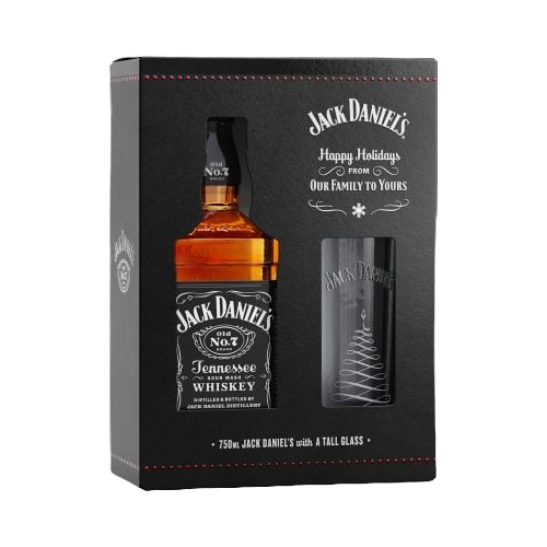 Jack Daniel's Old No. 7 Tennessee Whiskey Glass Gift Set