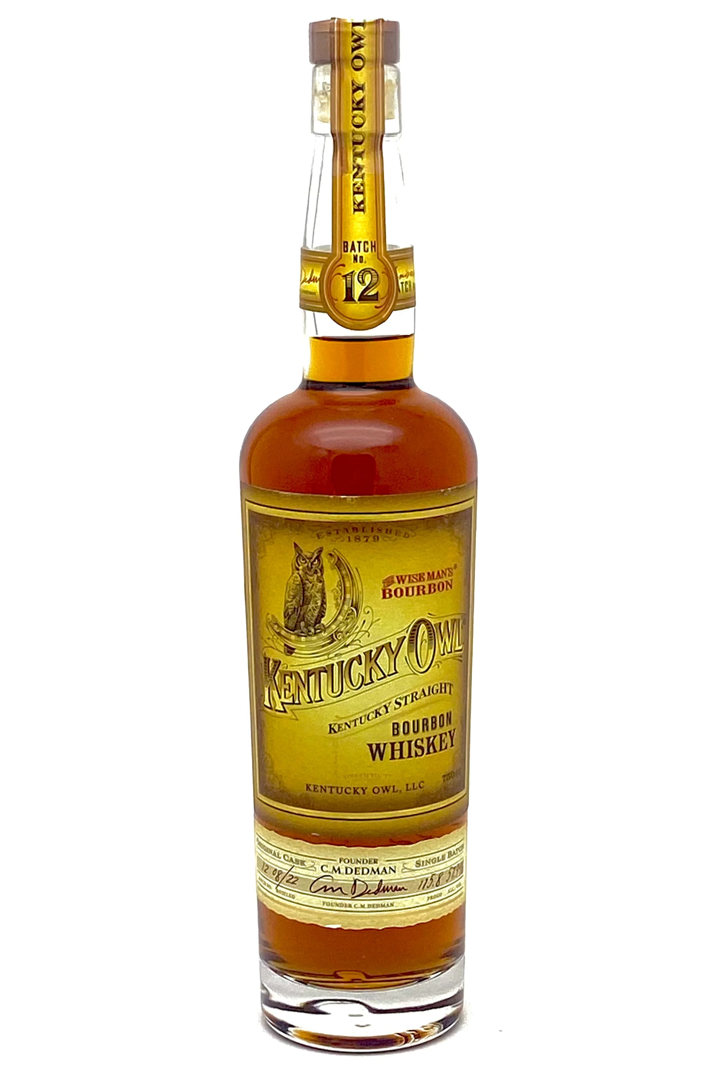 Kentucky Owl Batch 12 Bourbon