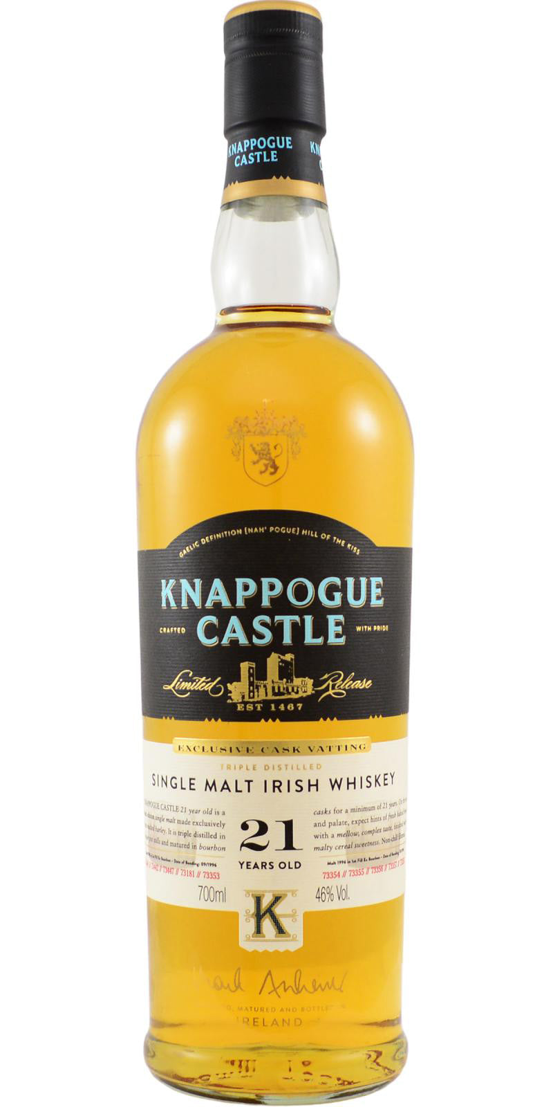 Knappogue Castle 21 Years Old