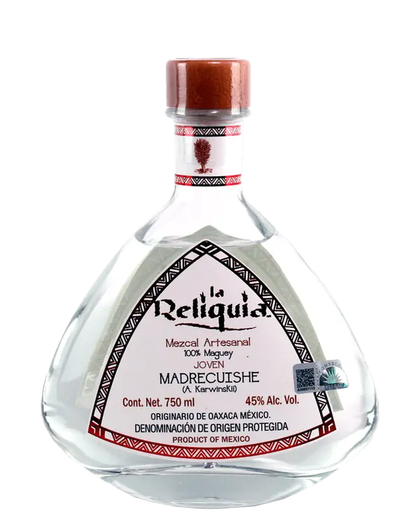La Reliquia Mezcal Artesanal Joven Madrecuishe