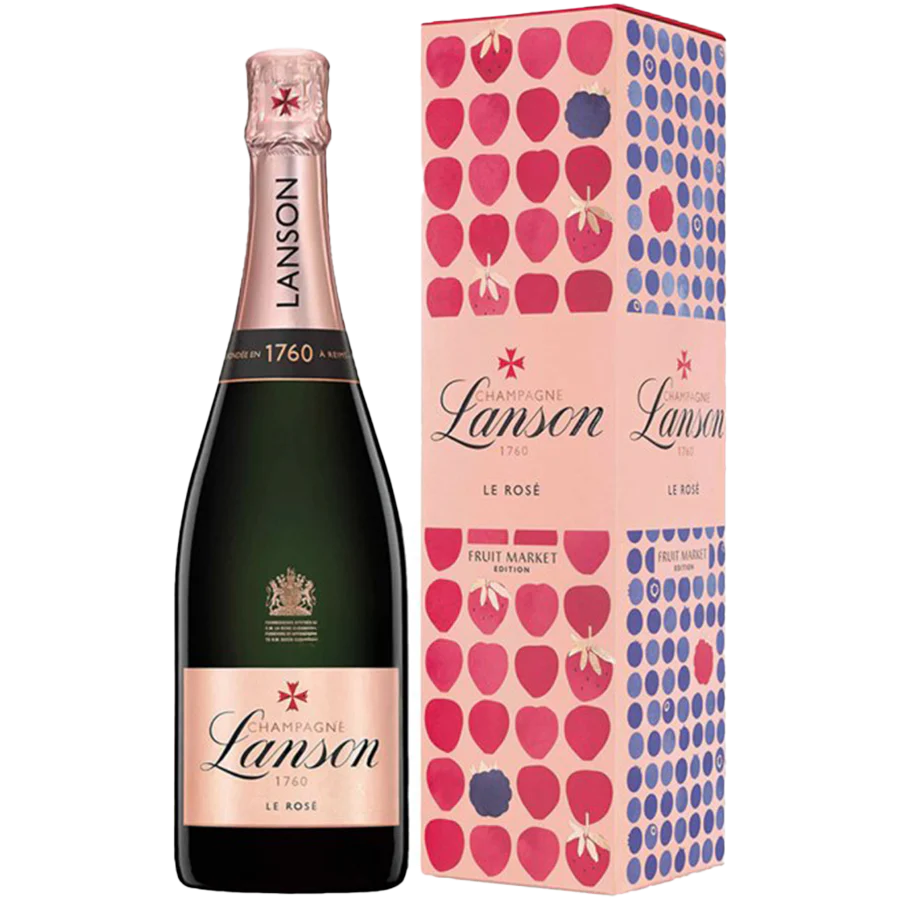 Lanson Le Rosé Fruit Market Edition Champagne