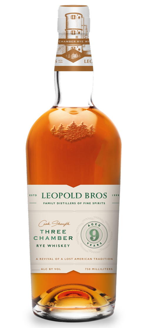 Leopold Bros 9 Year Cask Strength Three Chambers Rye Whiskey