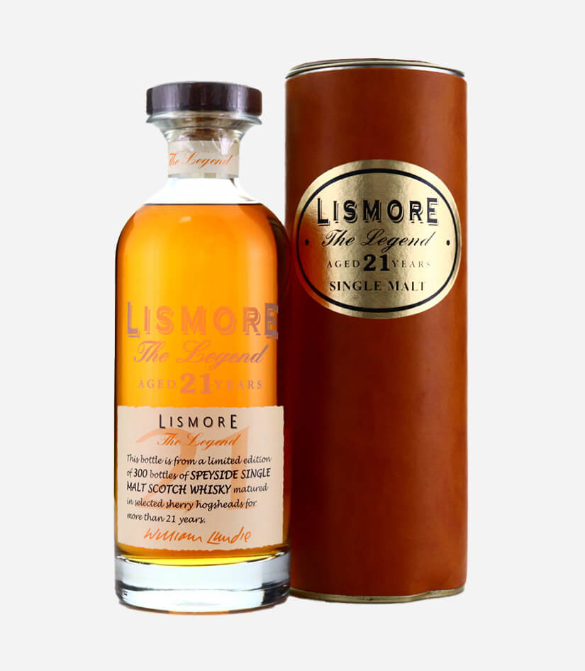 Lismore The Legend 21 Year Old Single Malt Scotch