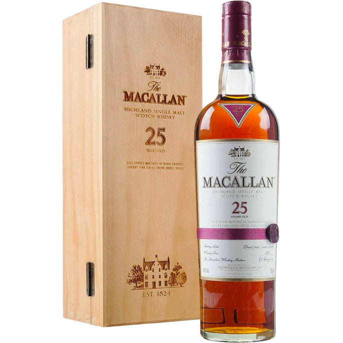 The Macallan 25 Year Single Malt Scotch Whisky