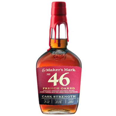 Discover Maker's Mark 46 Cask Strength Bourbon. Rich caramel, vanilla, and spice flavors, finished with French oak staves for unmatched complexity.