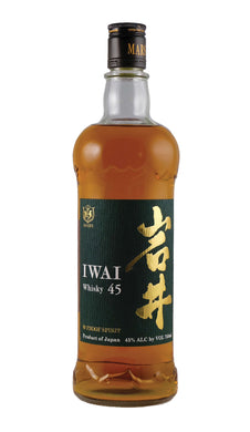 Discover Mars Shinshu Iwai 45 Japanese Whisky, a smooth blend aged in ex-bourbon barrels. Notes of honey, citrus, and oak make it perfect for sipping or cocktails.