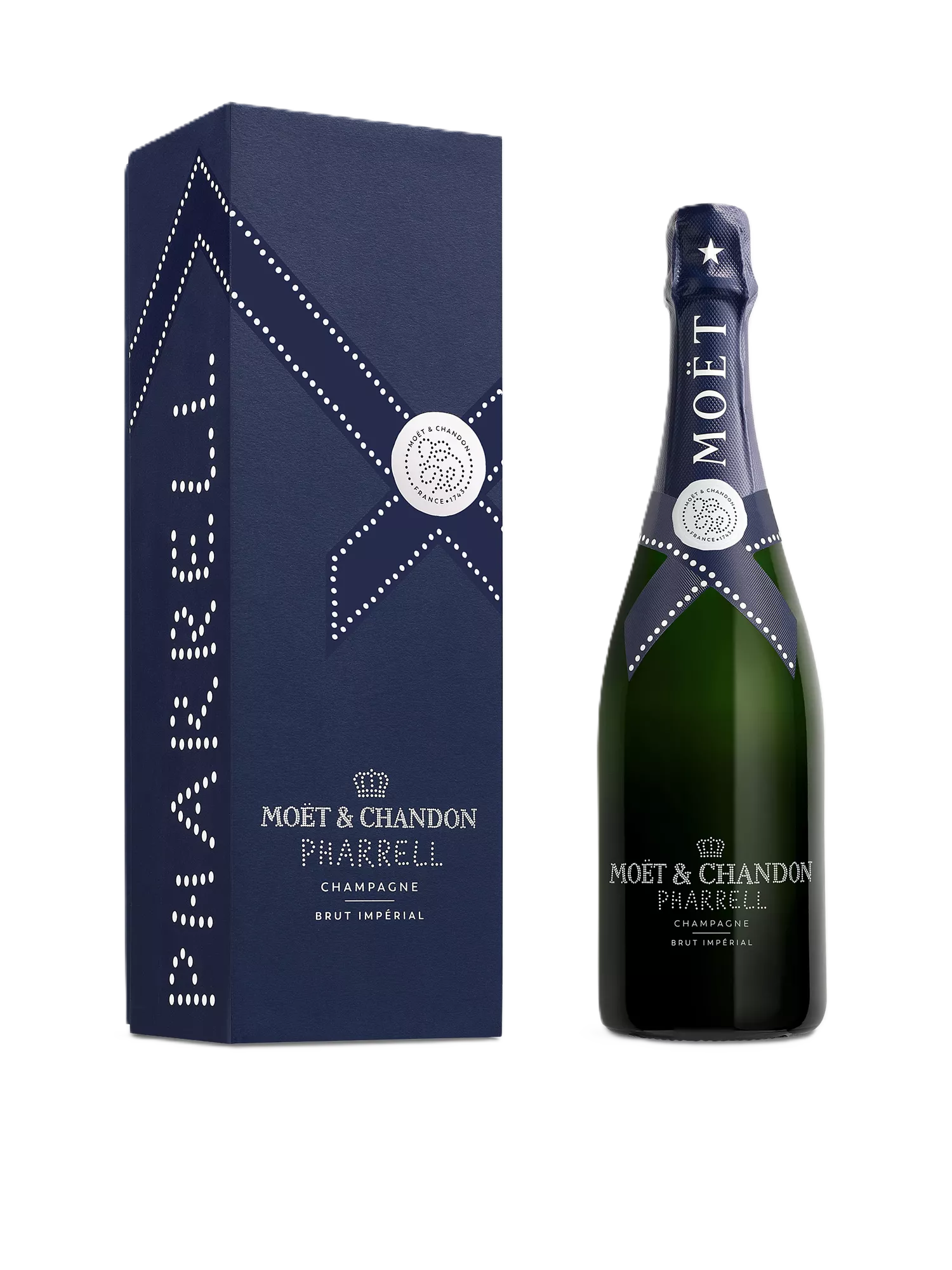 Moët & Chandon x Pharrell Williams Limited Edition Brut Impérial Blue Edition