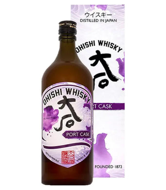 Discover the Ohishi Port Cask Finish, a Japanese whisky finished in port casks for a rich, fruity flavor and silky smooth texture. Perfect for savoring or sharing.