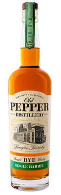 Old Pepper Single Barrel Rye Whiskey