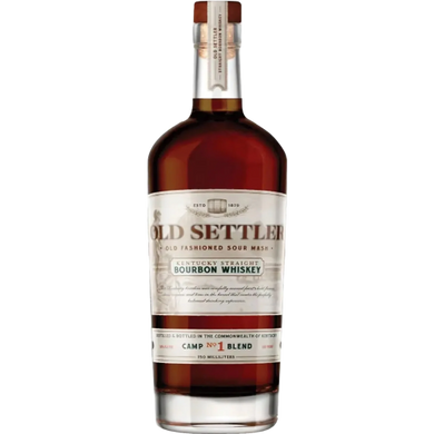 Old Settler Camp No 1 Blend Straight Bourbon Whiskey
