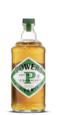 Discover the perfect balance of spice and sweetness with Powers Irish Rye Whiskey. Made with 100% Irish rye and triple distilled for a smooth, vibrant taste.