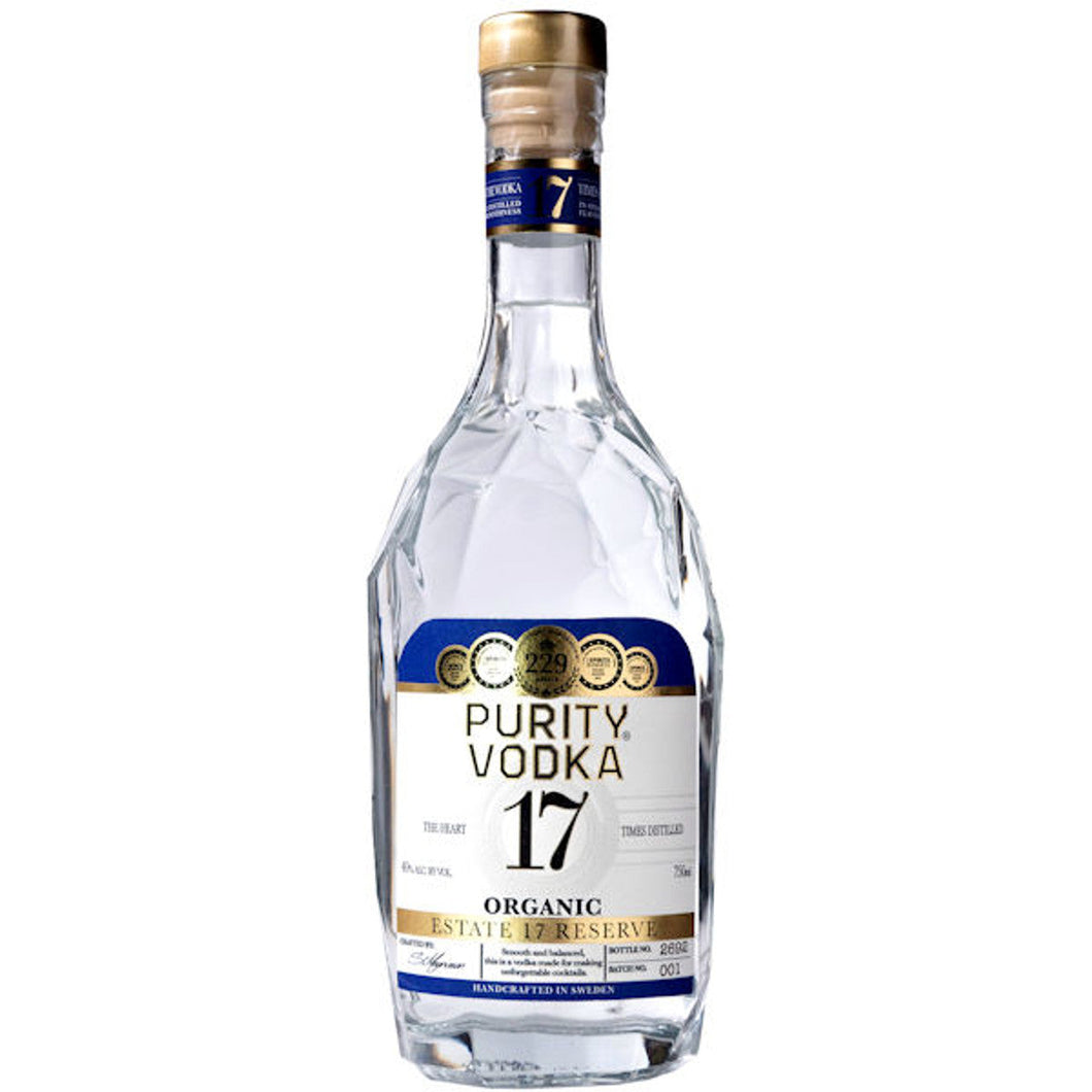 Purity Estate 17 Reserve Organic Vodka