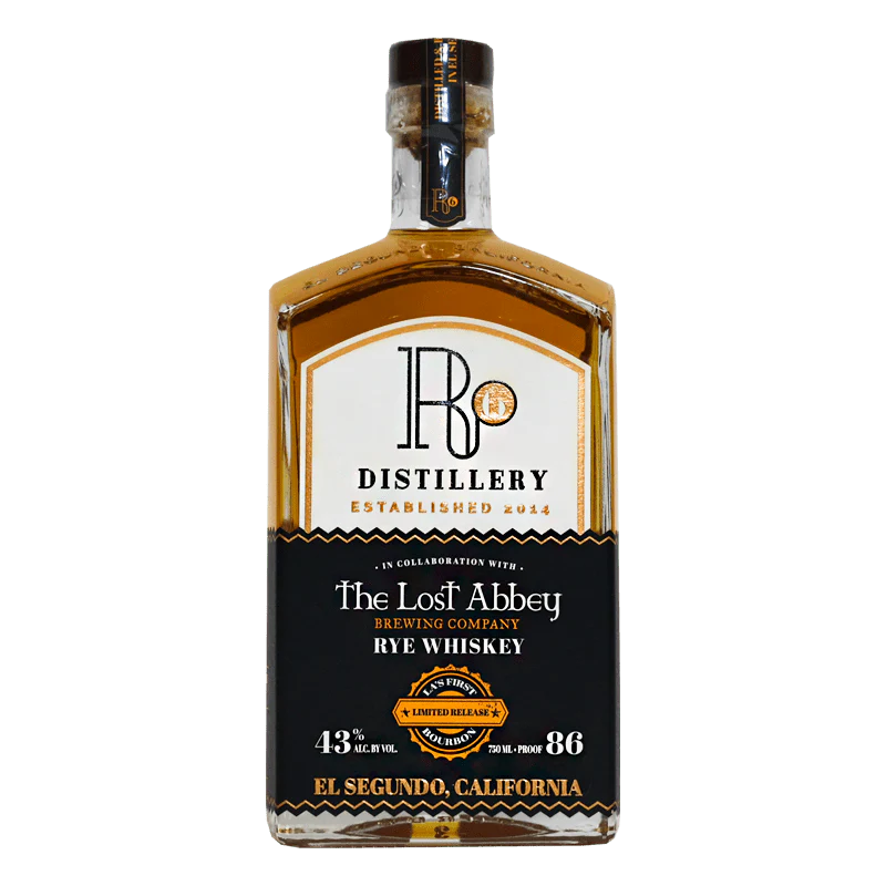 R6 Distillery x The Lost Abbey Brewing Rye Whiskey