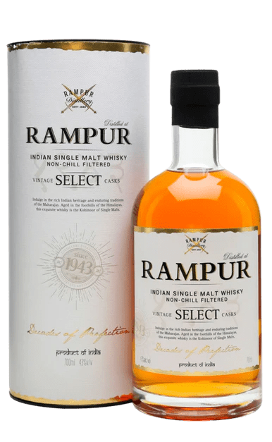 Rampur Vintage Select Casks Indian Single Malt Whisky 2022 Limited Edition
