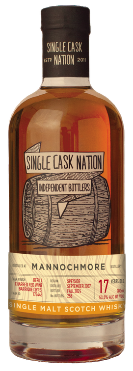 Single Cask Nation 2007 17 Year Mannochmore Cask #173445