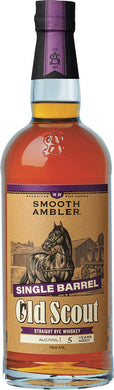 Discover Smooth Ambler Old Scout Cask Strength Rye—a bold, cask-strength whiskey with rich spice, caramel notes, and a warm, lingering finish. Perfect for rye enthusiasts.