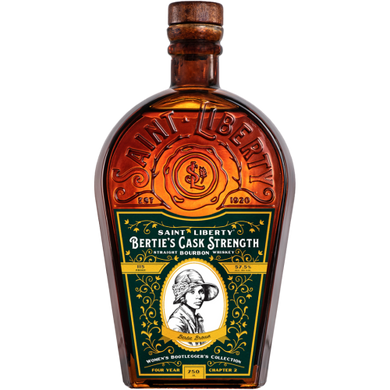 Saint Liberty Bertie's Cask Strength 4 Year Straight Bourbon Whiskey