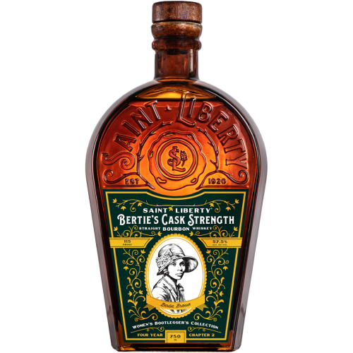 Saint Liberty Bertie's Cask Strength 4 Year Straight Bourbon Whiskey
