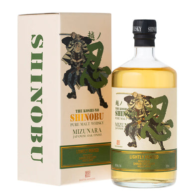 Shinobu Distillery Lightly Peated Mizunara Oak Finish Pure Malt Whisky