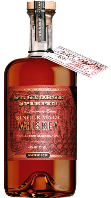 St. George 40th Anniversary Edition Single Malt Whiskey