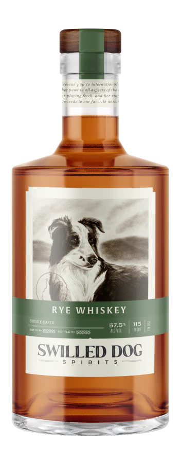 Swilled Dog Double Oaked Rye Whiskey