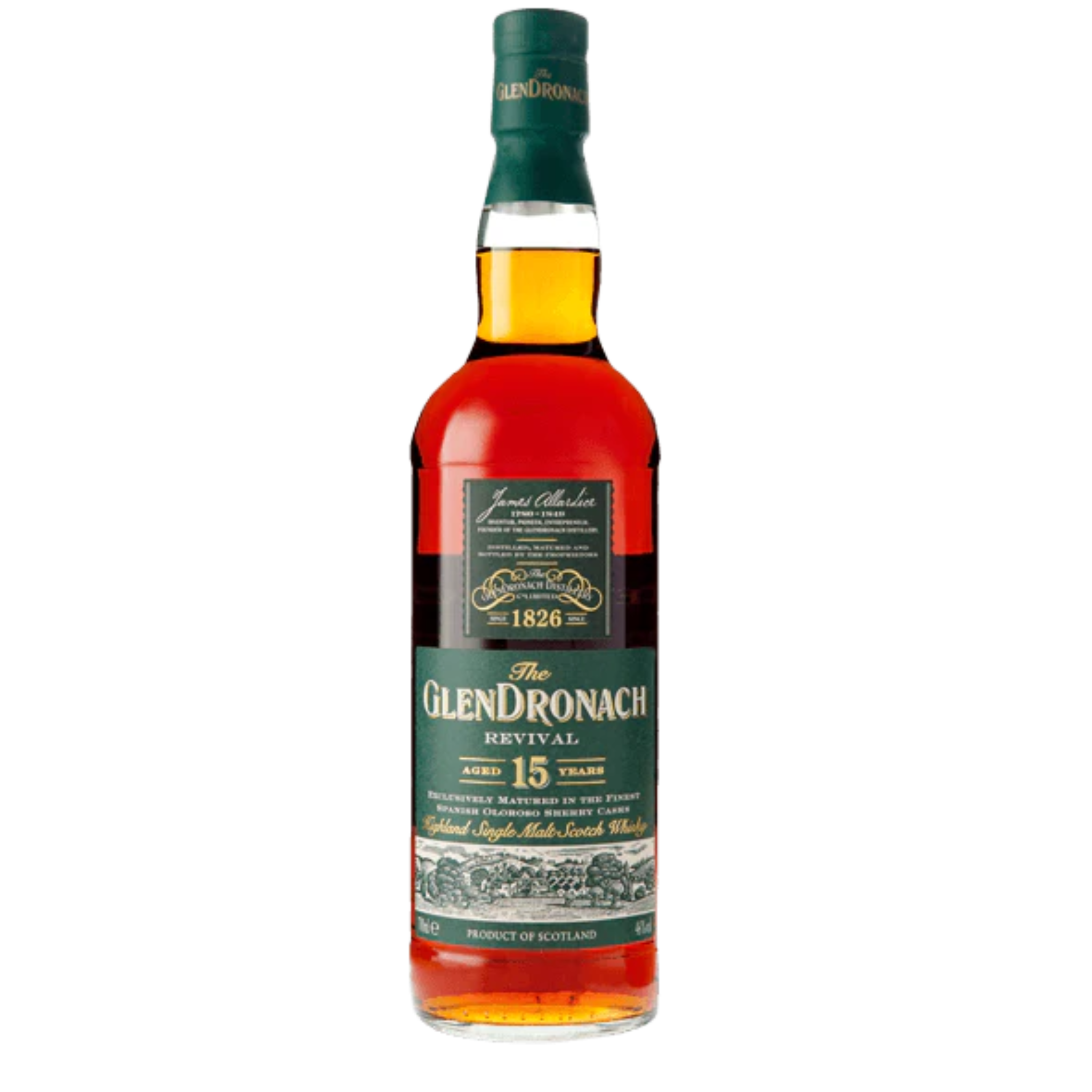 GLENDRONACH Revival 15年 & Original 12年 The Glendronach Single Malt Scotch Whisky Revival Aged 15 Years