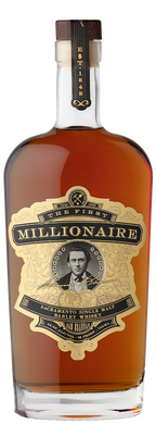 The First Millionaire Sacramento Single Malt Barley Whiskey
