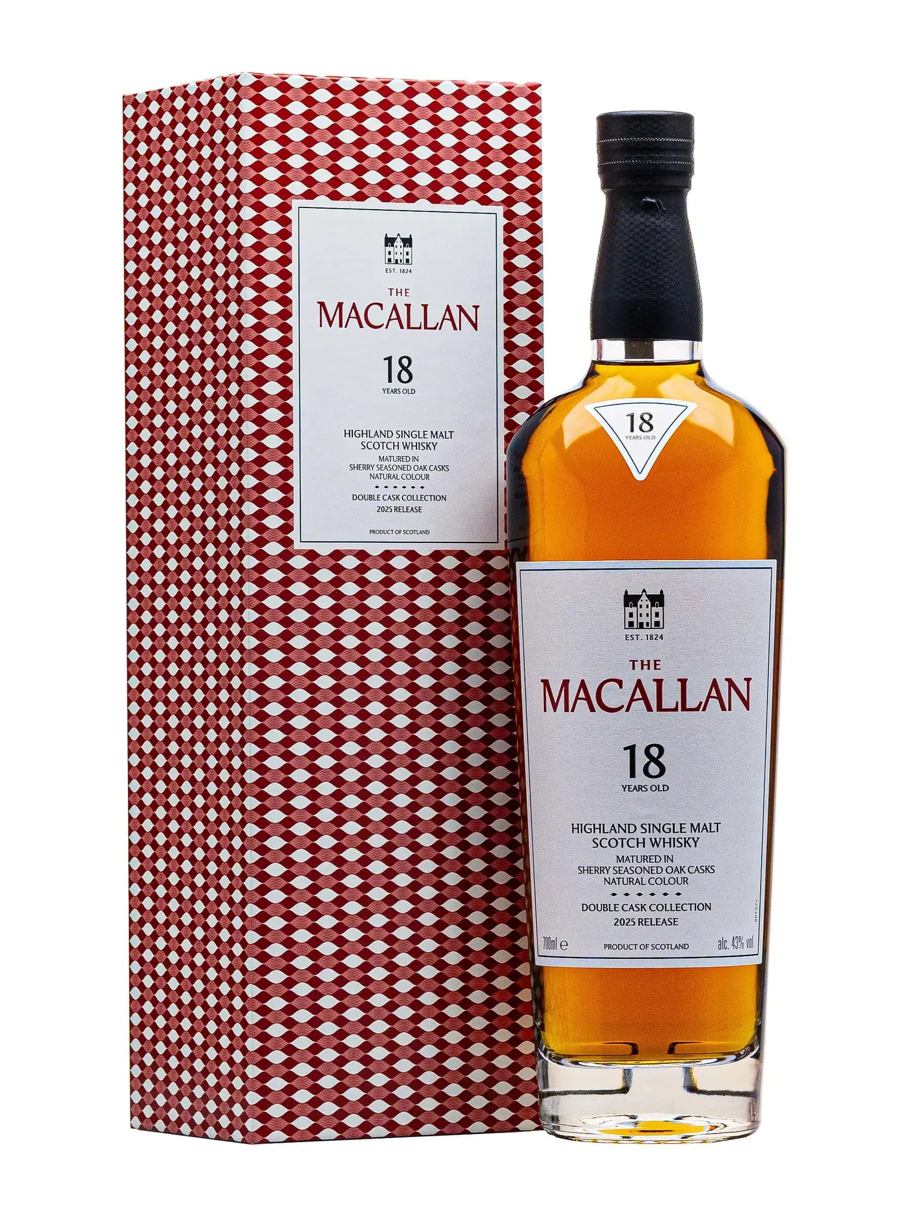 MACALLAN 18年 シェリーオークコレクション　2025 RELEASE The Macallan 18 Years Old Double Cask 2025 Release