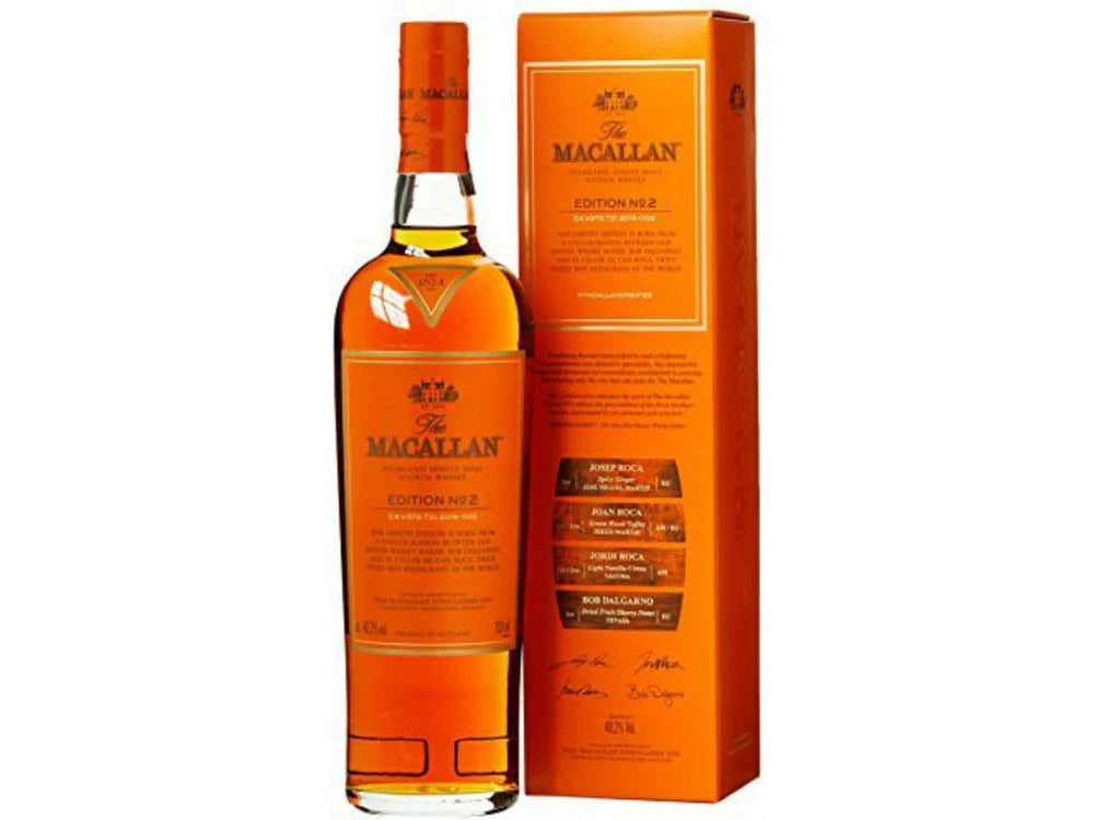 ウイスキー The Macallan Edition No. 2 The Macallan Edition No. 2 Highland Single Malt Scotch Whisky