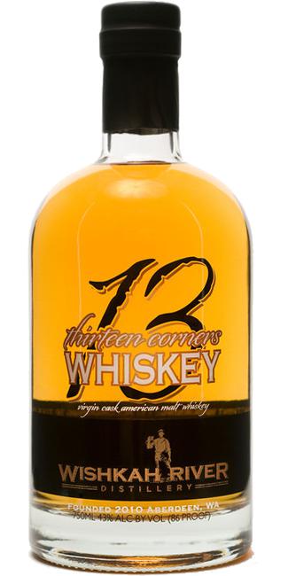 Thirteen Corners Whiskey Wishkah River Virgin Cask American Malt Whiskey