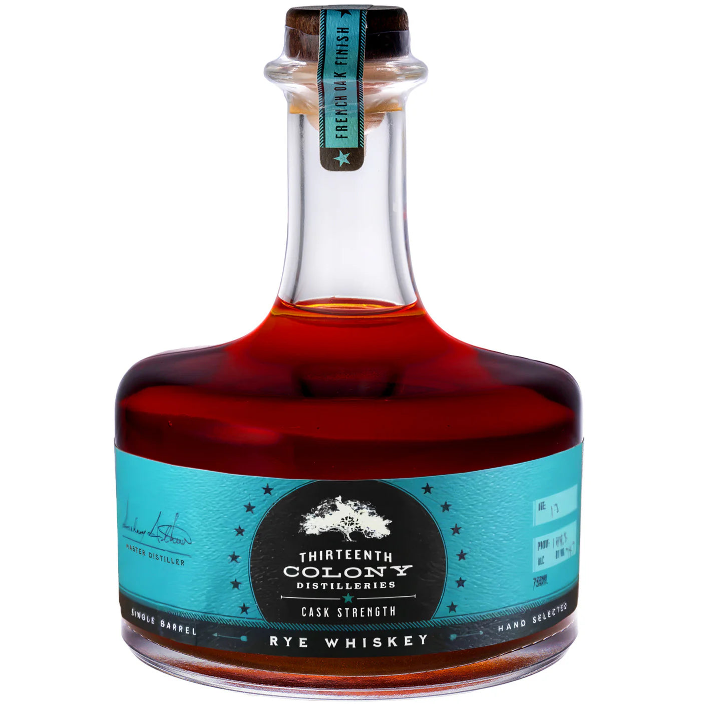 Thirteenth Colony Cask Strength Rye Whiskey