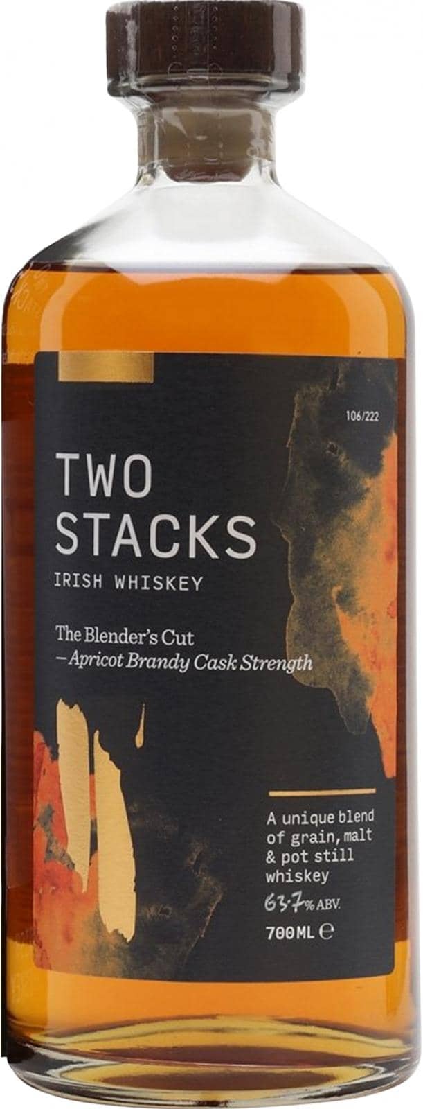 Two Stacks Irish Whiskey Blender's Cut Apricot Brandy Cask Finish