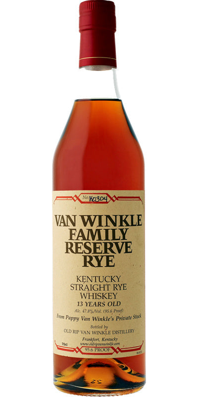 Van Winkle Family Reserve 13 Year Old Straight Rye Whiskey