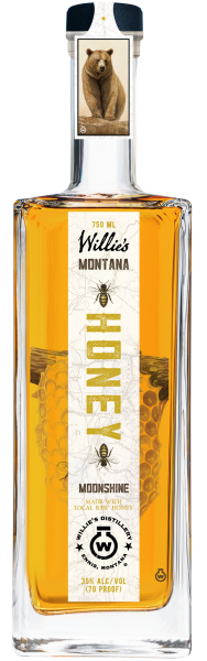 Willie's Distillery Montana Honey Moonshine