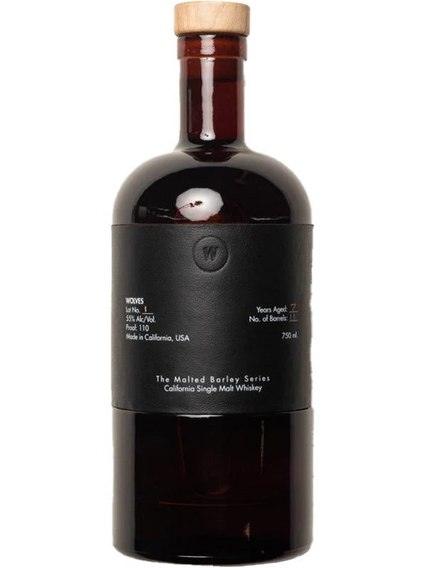 Wolves The Malted Barley Series Black Leather 7 Year Single Malt