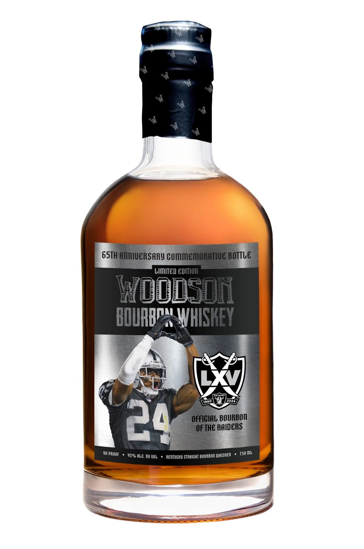 Woodson Whiskey 65th Anniversary Raider's  Charles Woodson Commemorative Limited Edition