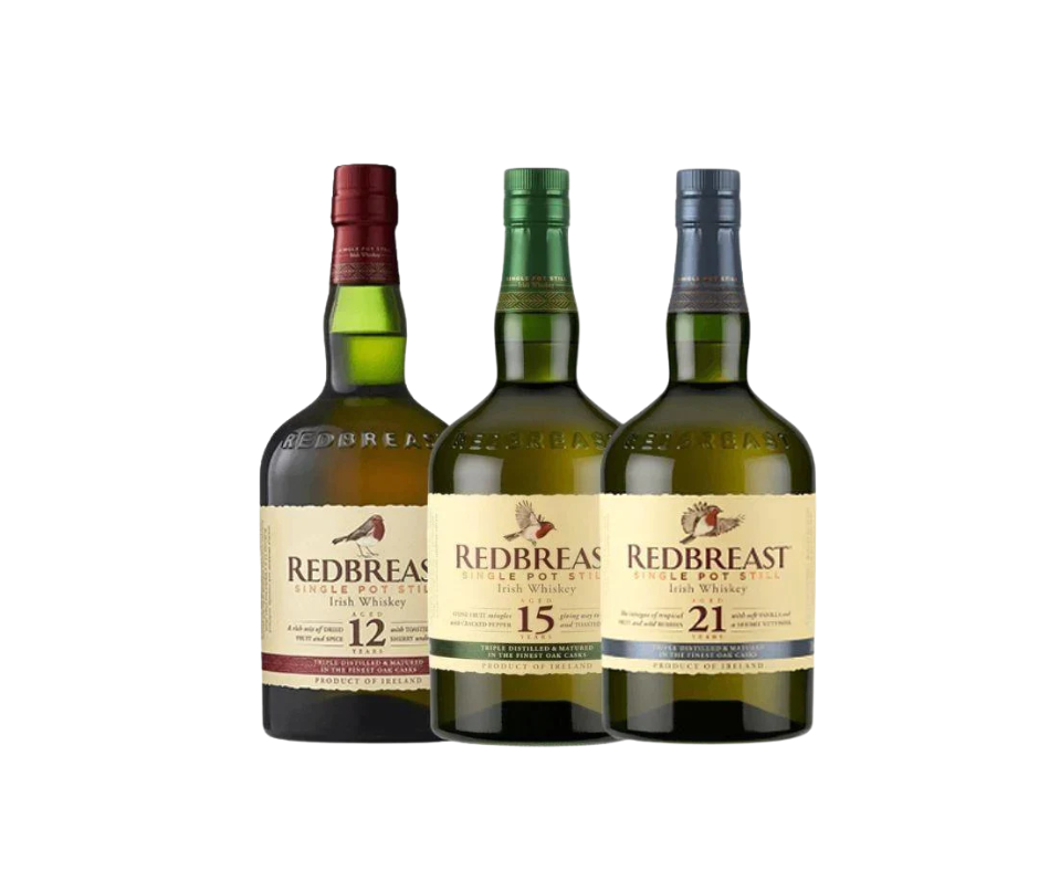 Redbreast 12, 1  & 21 Year Irish Whiskey Bundle