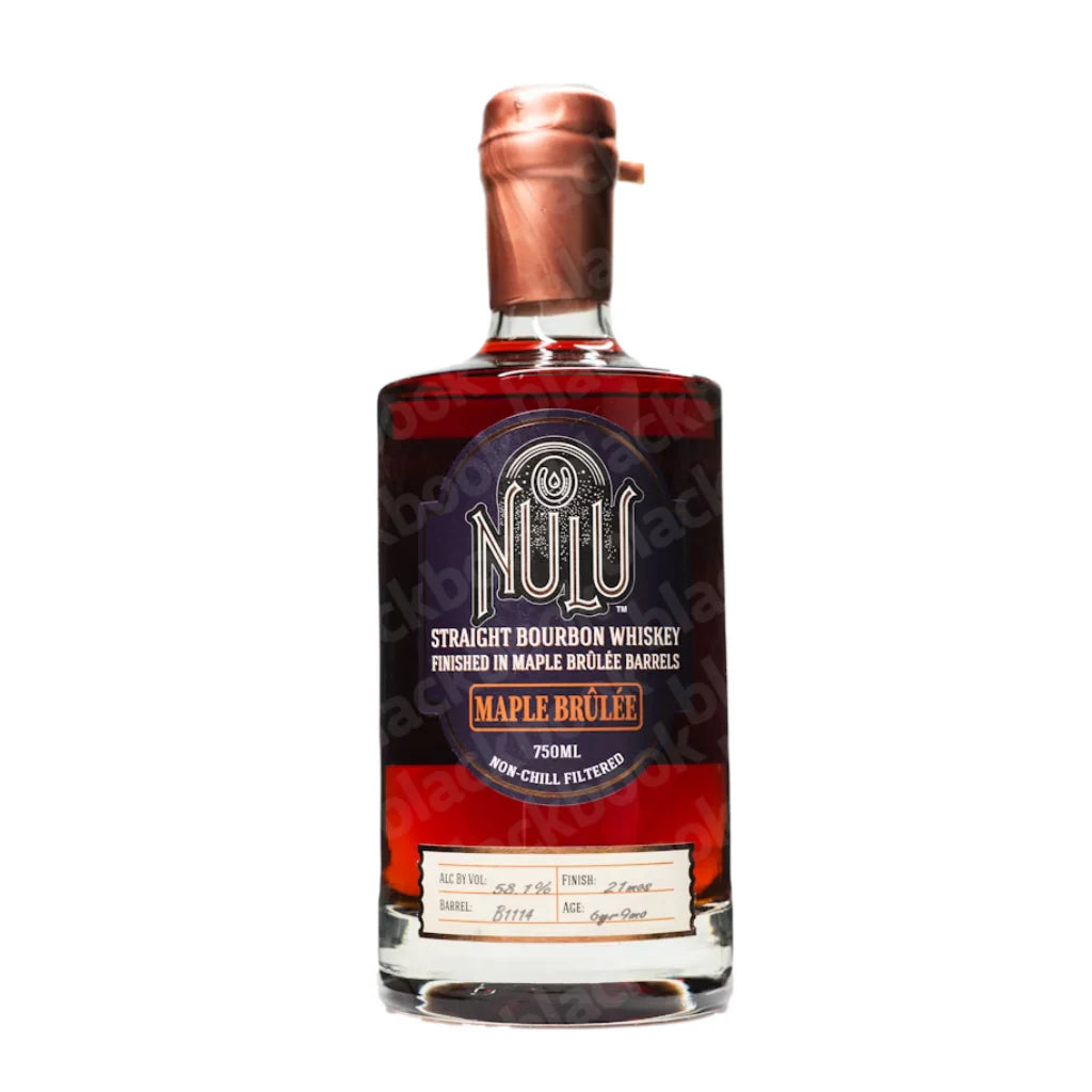 Nulu Straight Bourbon Whiskey Maple Brulee Barrels Berry Butter Pancake Barrel