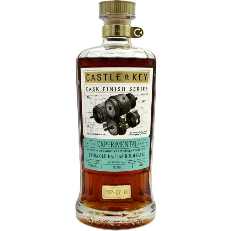 Castle & Key Straight Rye Finished in Extra Old Haitian Rhum Casks
