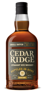 Cedar Ridge Bottled in Bond Rye Whiskey