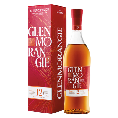 Experience Glenmorangie The Lasanta 12 Years Old, a single malt whisky matured in sherry casks for rich notes of dried fruits, chocolate, and spice. Perfect for every whisky lover!