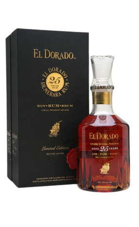 El Dorado Rum Aged 25 Years 1998 Limited Edition