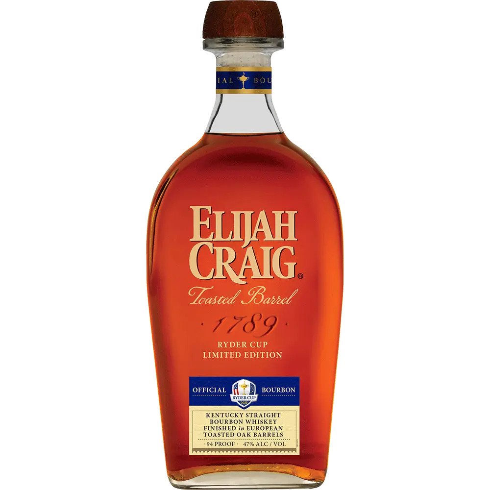 Elijah Craig Ryder Cup 2023 Toasted Barrel Bourbon Limited Edition
