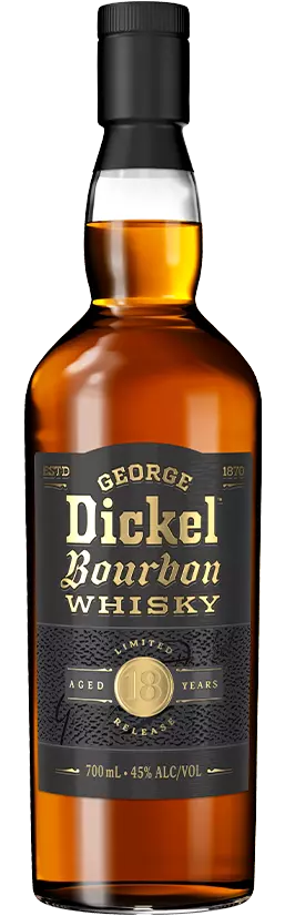 Discover the rich, complex flavors of George Dickel Bourbon 18 Year. Expertly aged for 18 years, this premium Tennessee whiskey offers notes of oak, caramel, vanilla, and spice, perfect for sipping or celebrating.