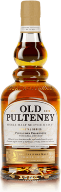 Discover Old Pulteney Pineau Des Charentes, a unique single malt crafted with coastal heritage & French oak finesse. Sweet, complex, and smooth—shop now!  