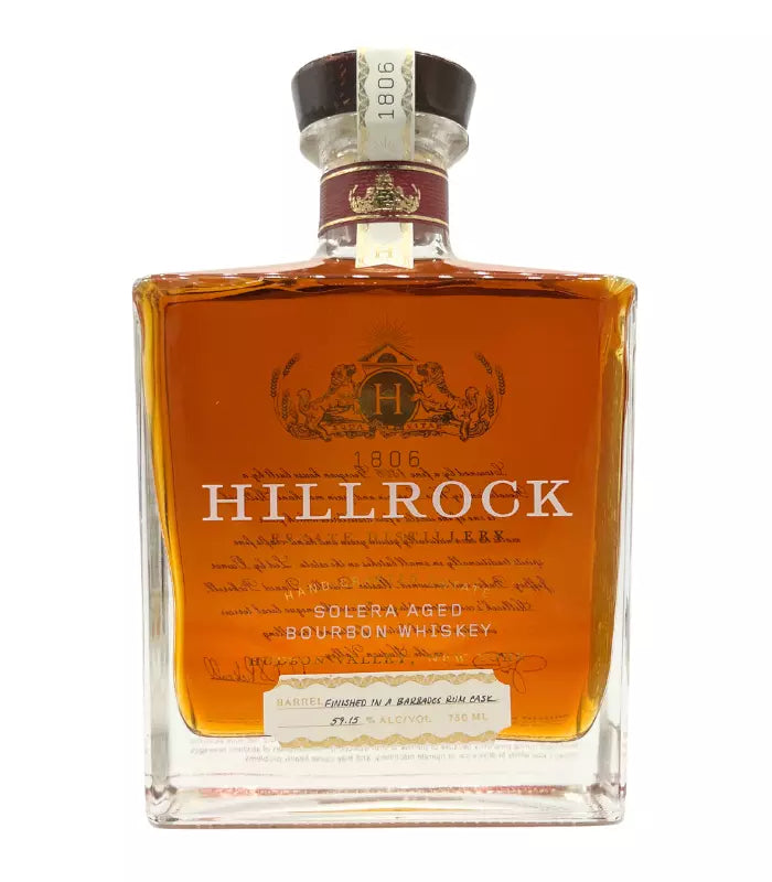 Hillrock Solera Aged Bourbon Barbados Rum Finish